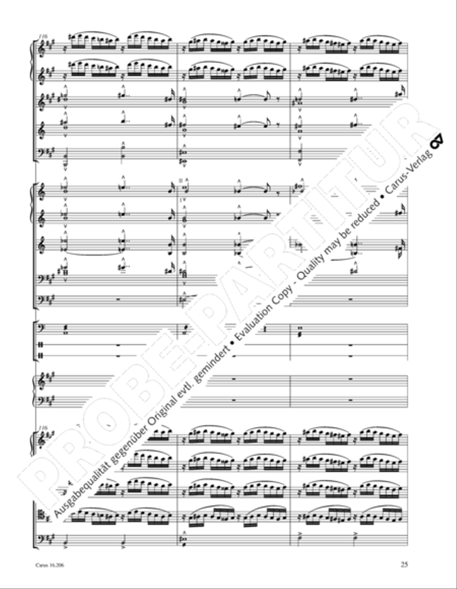 Preludio sinfonico Orchestra scores gallery preview page 26