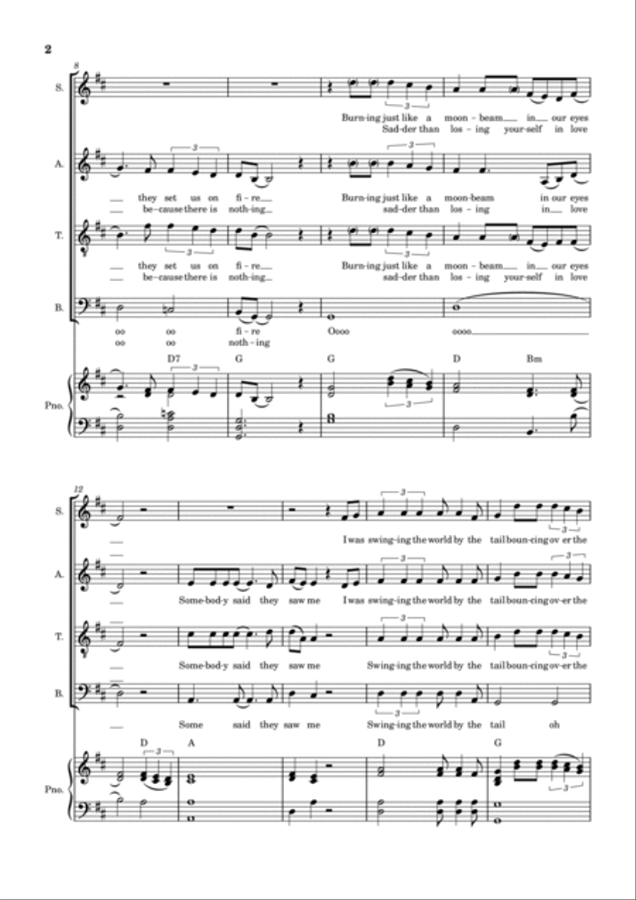 Killing The Blues Killing The Blues 4-Part scores gallery preview page 3