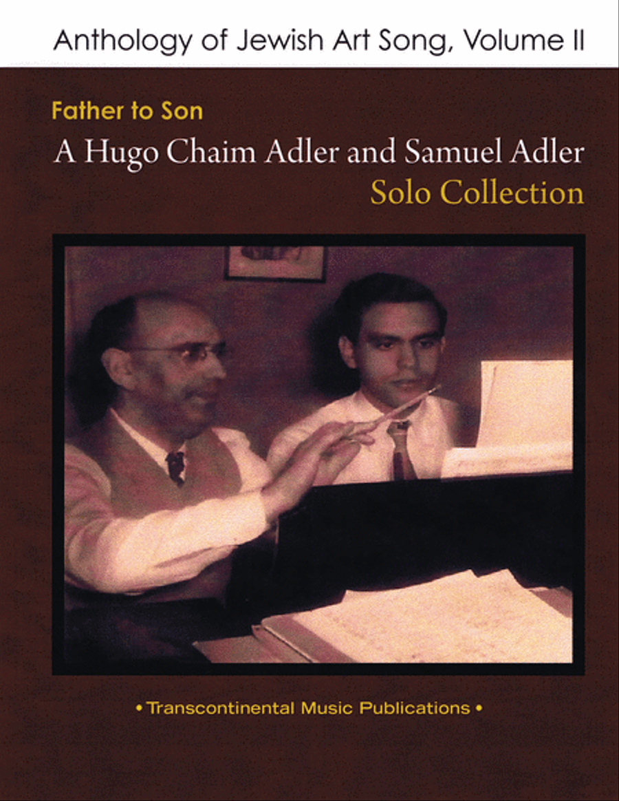 Anthology of Jewish Art Song, Vol. 2 Piano, Vocal scores gallery preview page 1