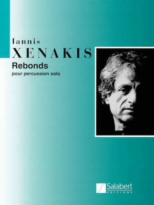 Book cover for Rebonds Part A and Part B for Percussion (1987-1989)