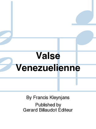 Book cover for Valse Venezuelienne