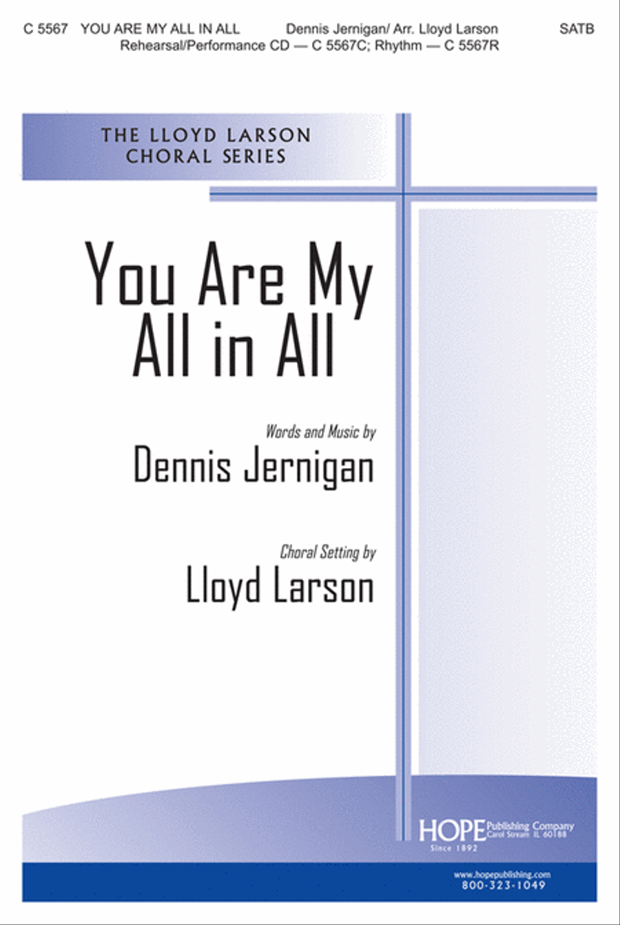 You Are My All in All 4-Part scores gallery preview page 1