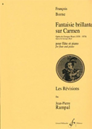Book cover for Fantaisie Brillante Sur Carmen