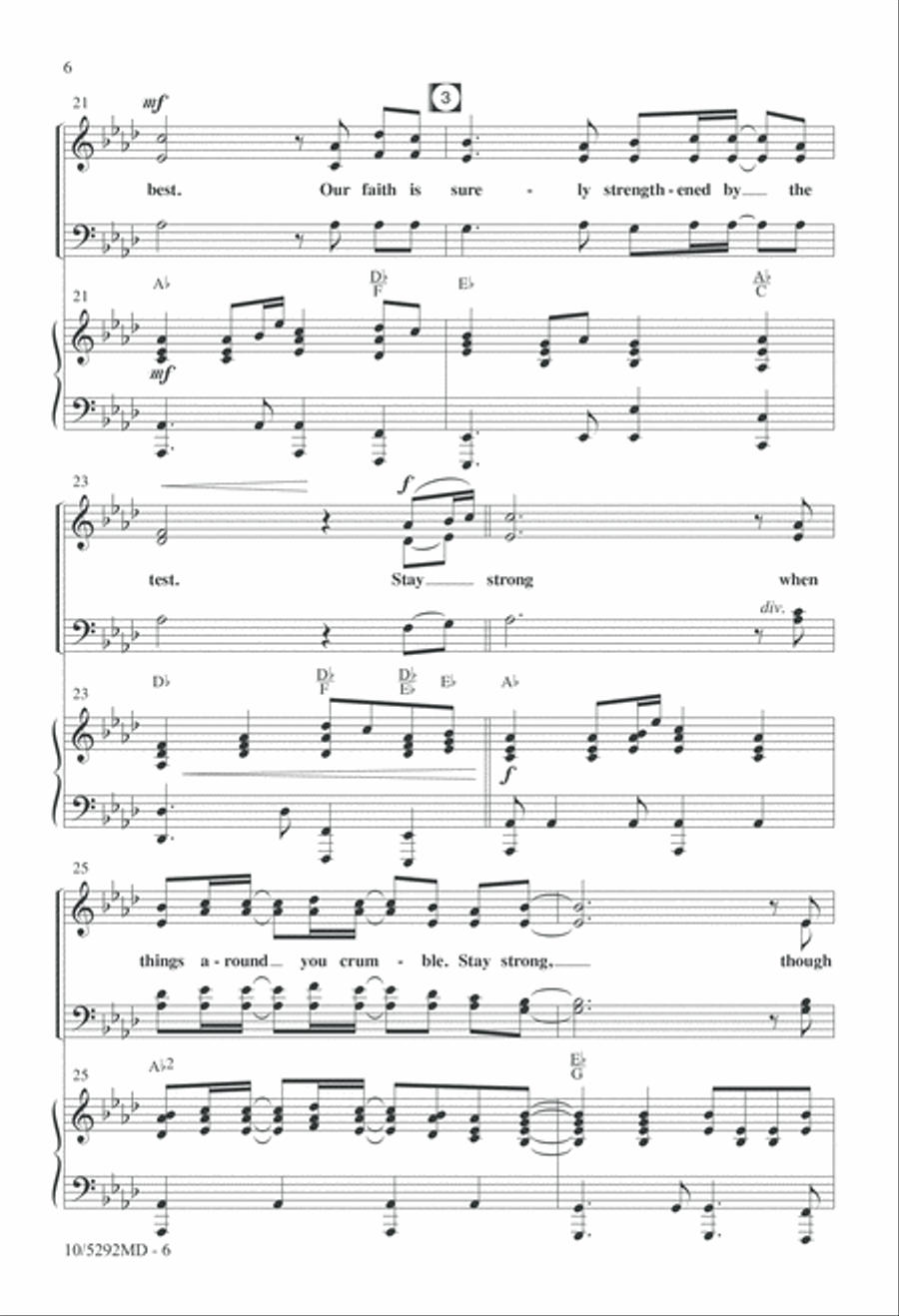 Stay Strong Stay Strong 4-Part scores gallery preview page 6