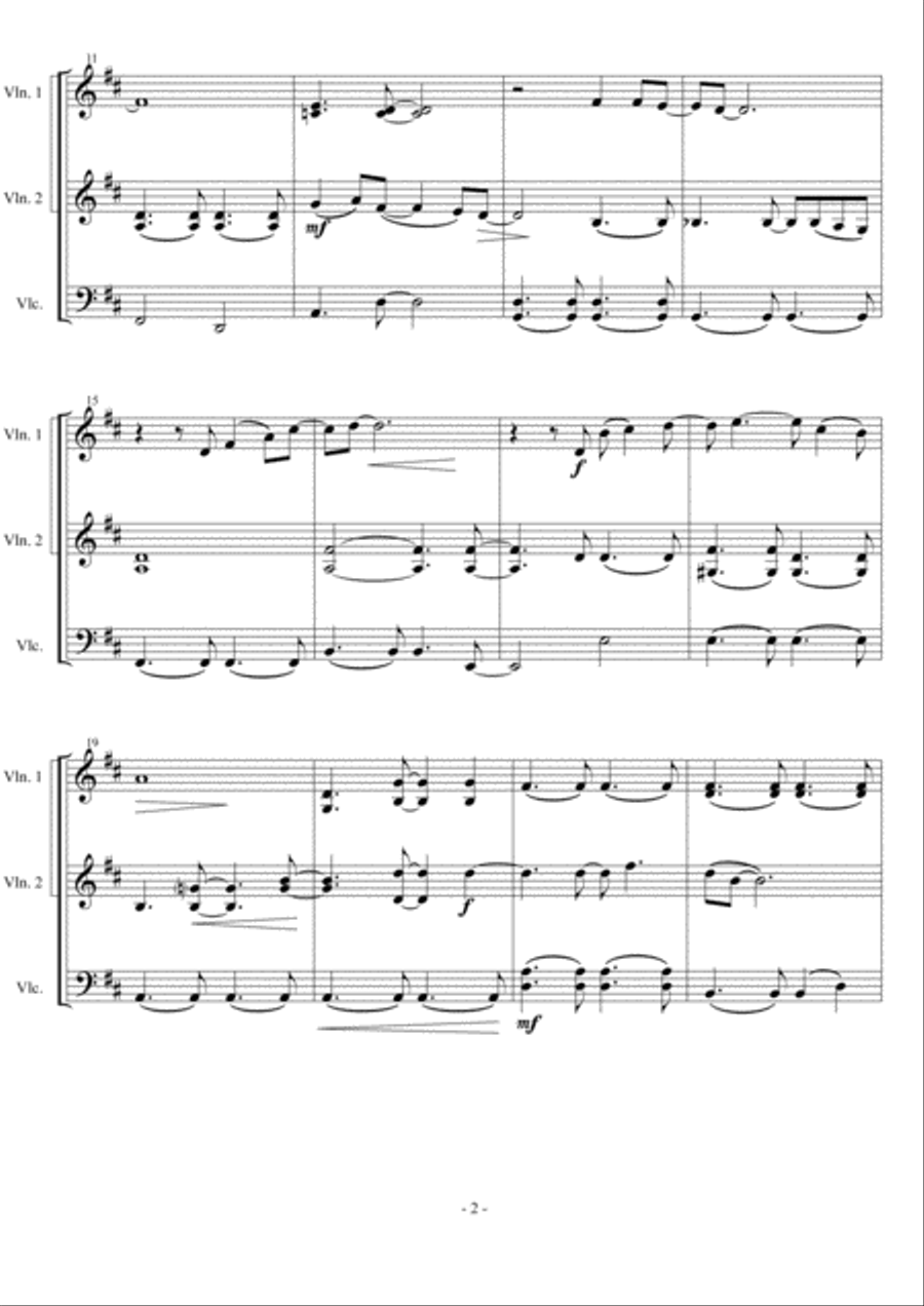 Just The Way You Are String Trio scores gallery preview page 2