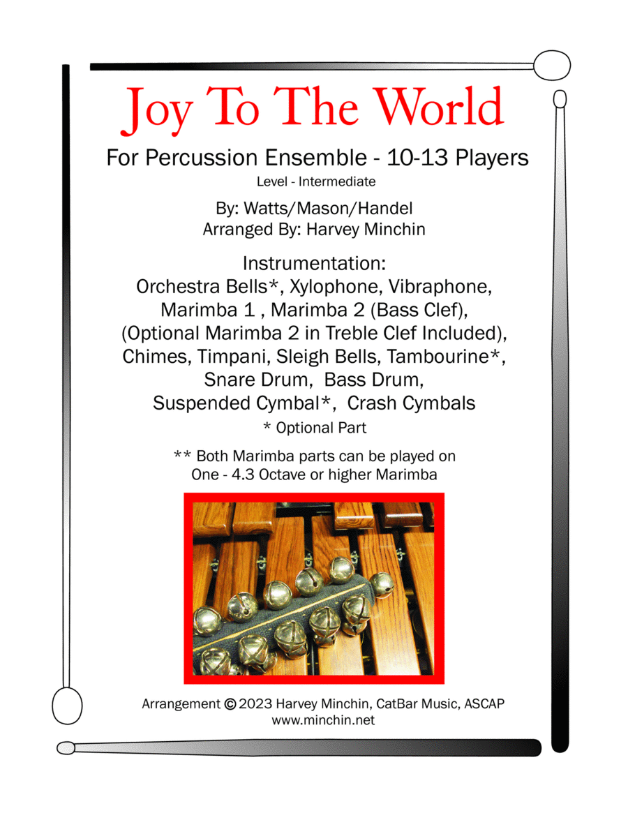 Joy To The World for Percussion Ensemble image number null
