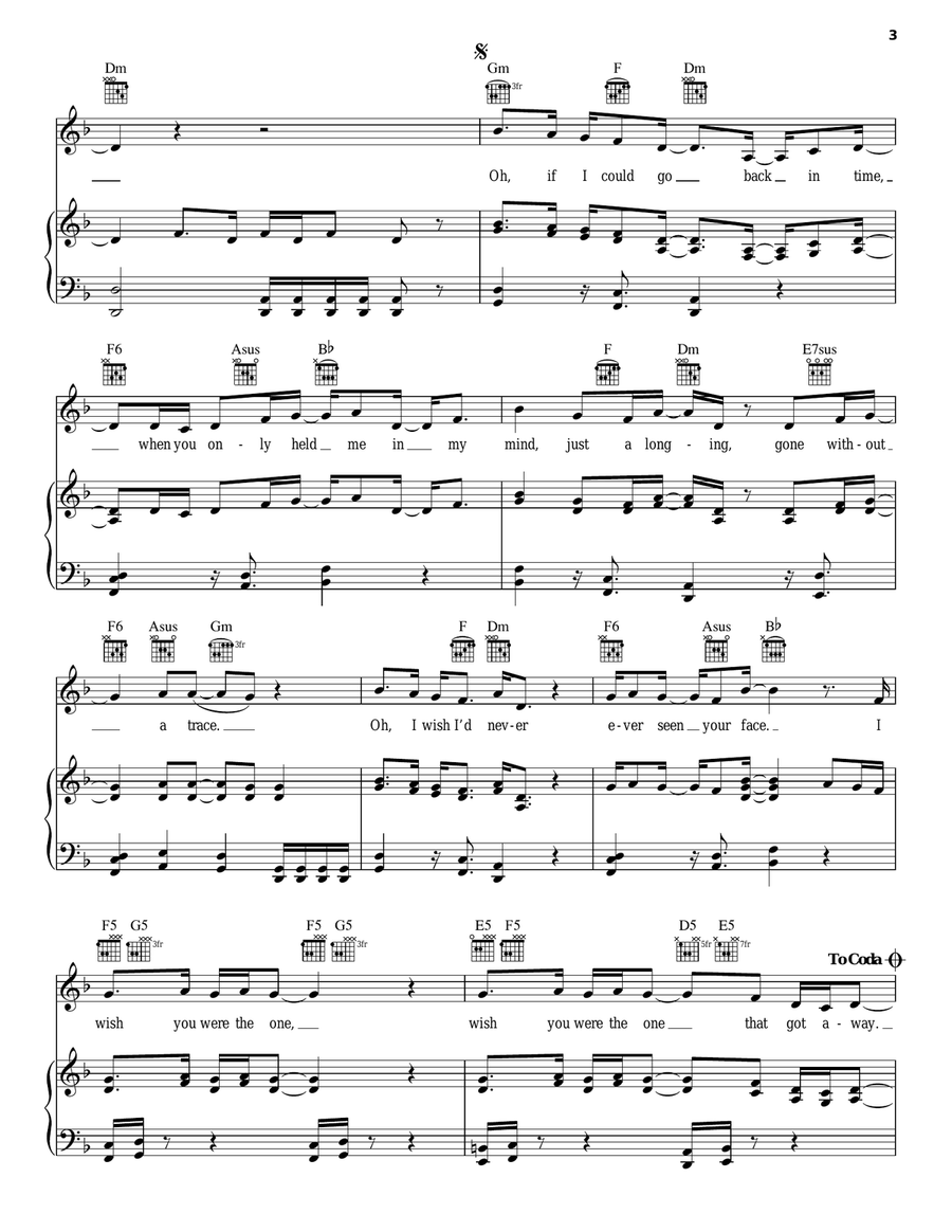 The One That Got Away Acoustic Guitar scores gallery preview page 3