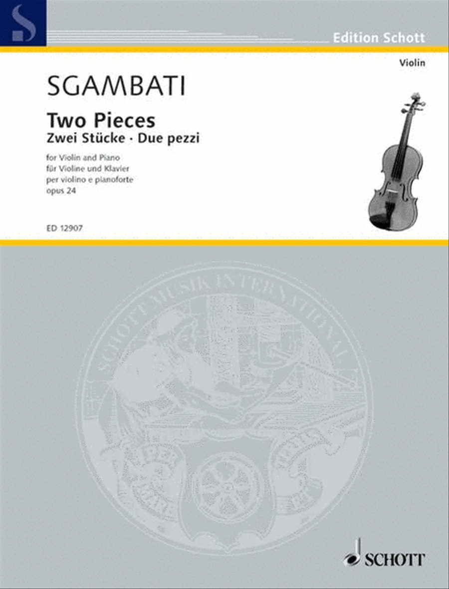 2 Pieces 2 Pieces Violin Solo scores gallery preview page 1