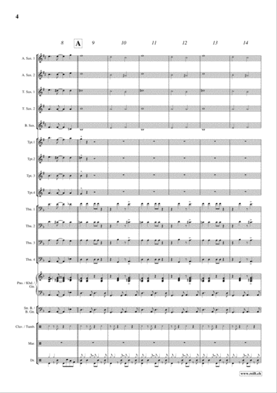 La Zorra La Zorra Big Band scores gallery preview page 5