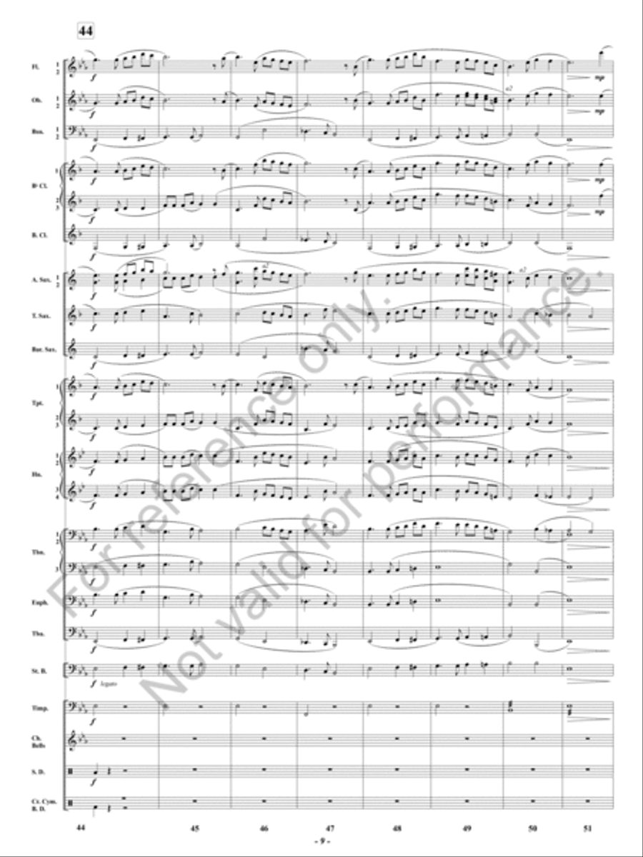 To Those Who Dream Concert Band scores gallery preview page 10