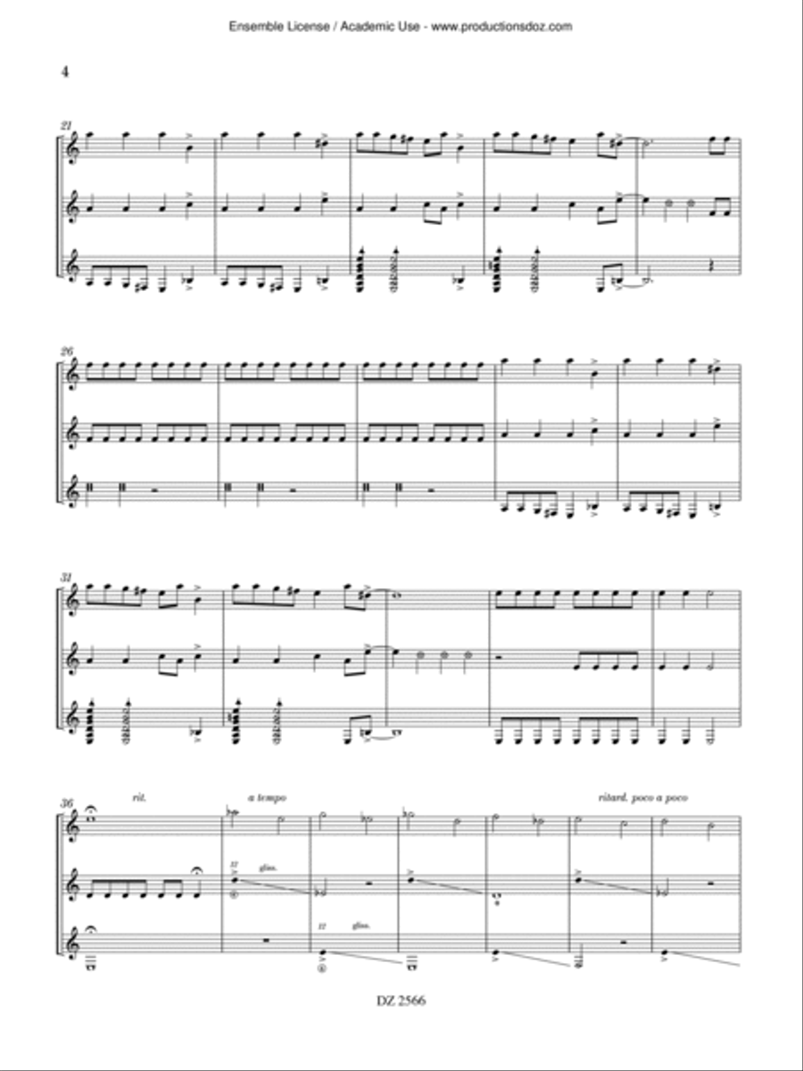 Robot Dance Guitar Ensemble scores gallery preview page 4