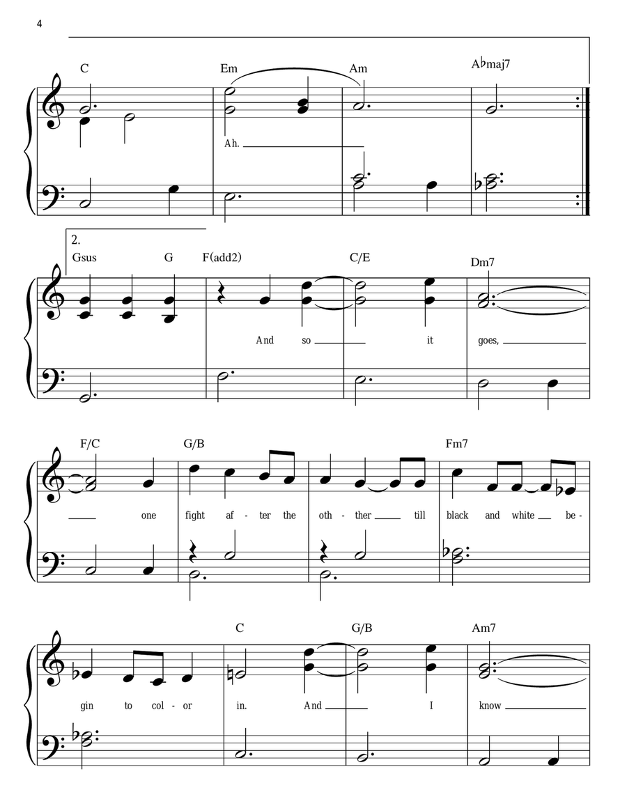 Manhattan Manhattan Easy Piano scores gallery preview page 4