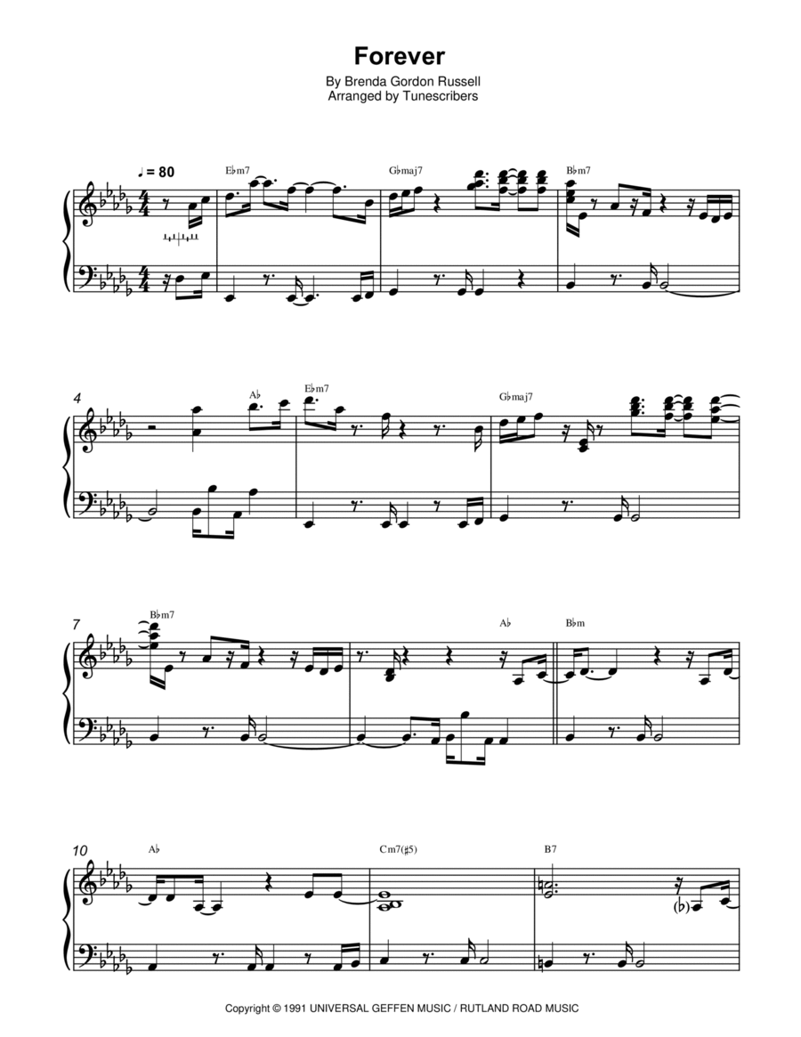 Forever Harp scores gallery preview page 1