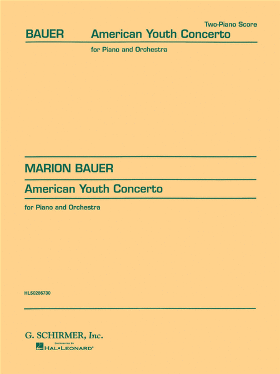 American Youth Concerto (2-piano score) Piano scores gallery preview page 1