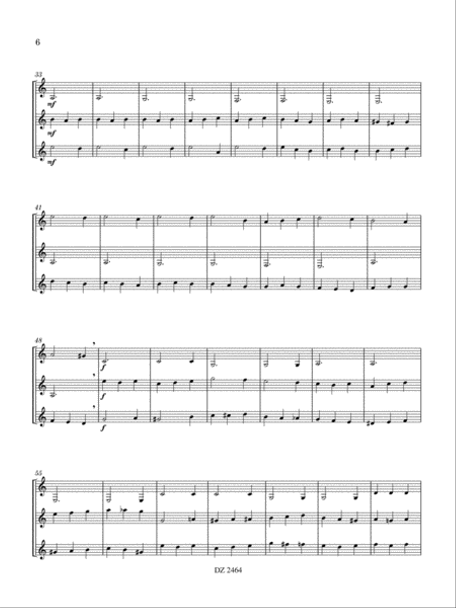 Gemello Guitar Ensemble scores gallery preview page 6