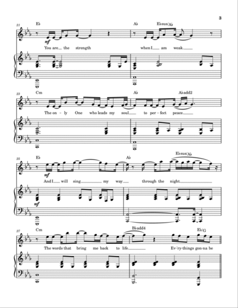 Gonna Be Alright Gonna Be Alright Piano, Vocal, Guitar scores gallery preview page 4