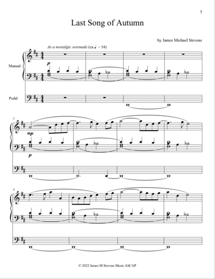 Serenity Organ Book Organ Solo scores gallery preview page 5