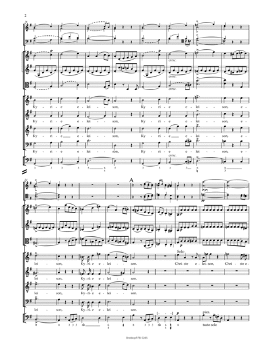 Mass in G major D 167 STB scores gallery preview page 3