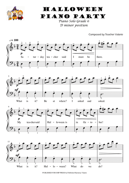 Halloween Piano Party | Piano Solo Intermediate image number null