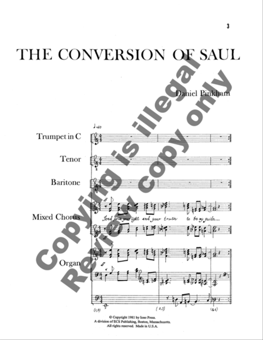 The Conversion of Saul TB scores gallery preview page 8