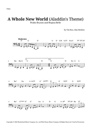 A Whole New World (aladdin's Theme)