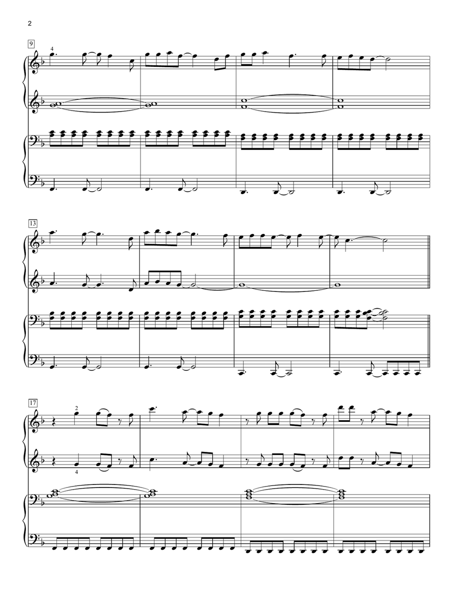 Last Christmas (arr. Phillip Keveren) 1 Piano, 4-Hands scores gallery preview page 2