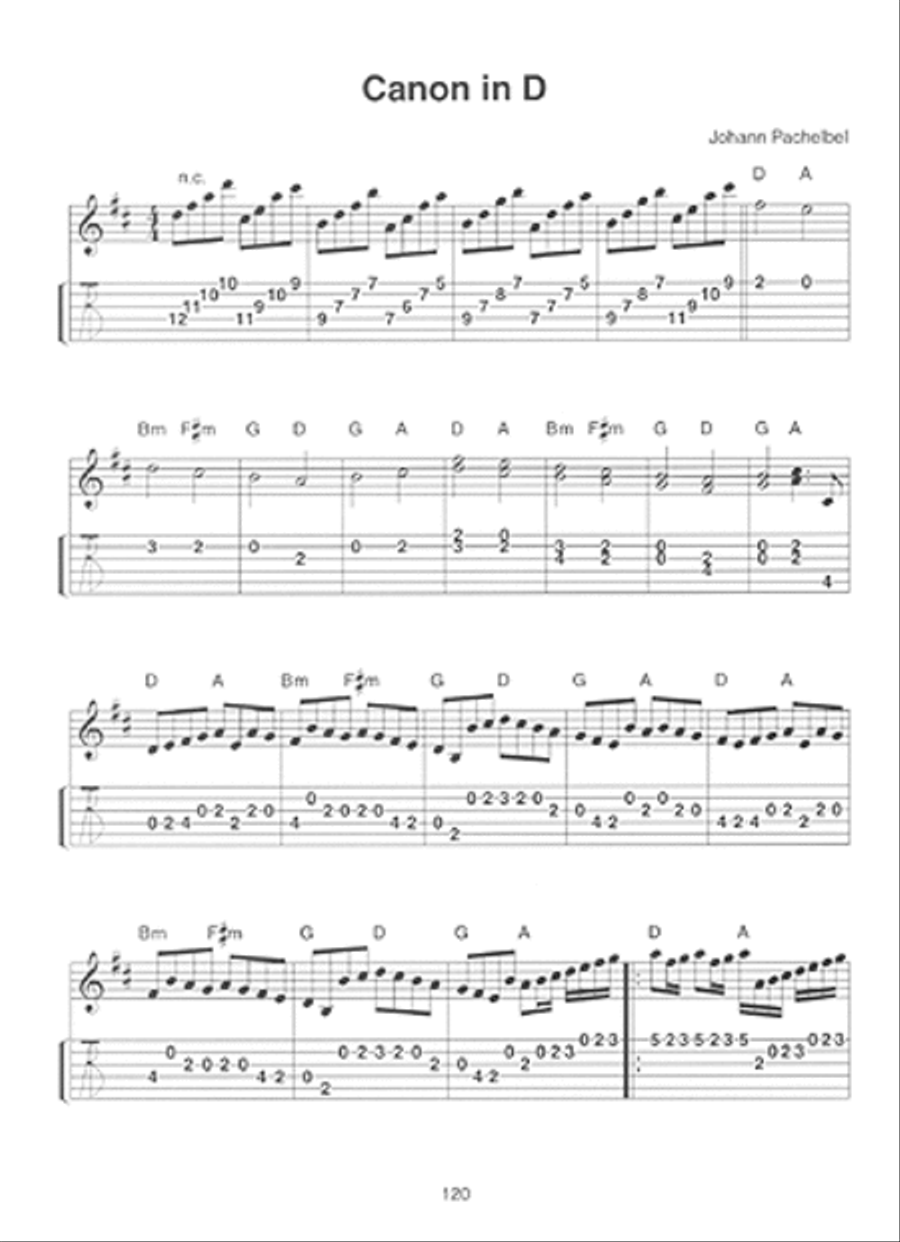 Guitarist's Treasury of Classic Themes Acoustic Guitar scores gallery preview page 3