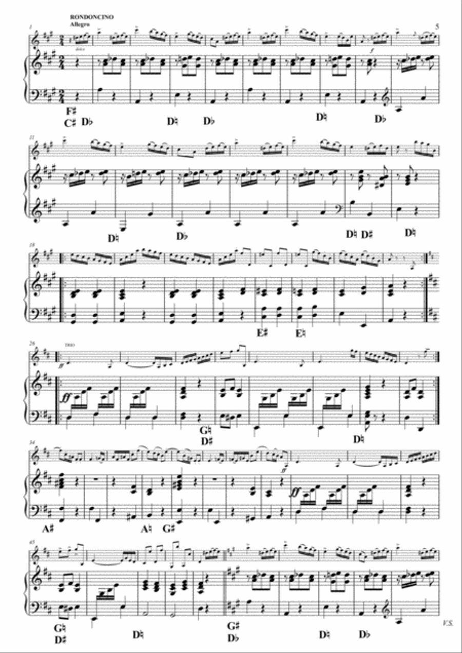 Centone di Sonate No. 1 & 3 String Duet scores gallery preview page 6