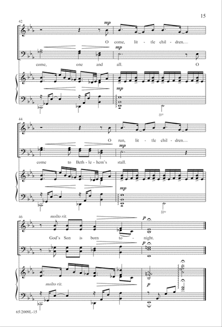 Rise Up! A New Light A-Comin’ 4-Part scores gallery preview page 16
