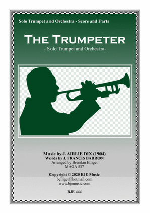 Book cover for The Trumpeter - Solo Trumpet and Orchestra Score and Parts PDF