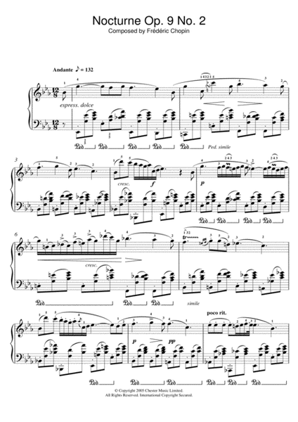 Nocturne in E Flat Major, Op.9, No.2