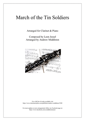 March of the Tin Soldiers arranged for Clarinet and Piano