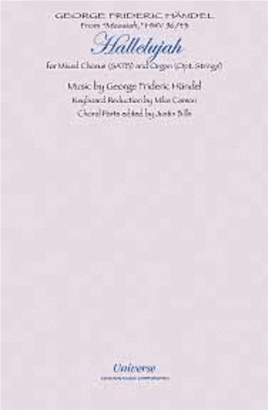 Hallelujah (Chorus) - SATB 4-Part scores gallery preview page 1