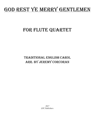God Rest Ye Merry Gentlemen for Flute Quartet