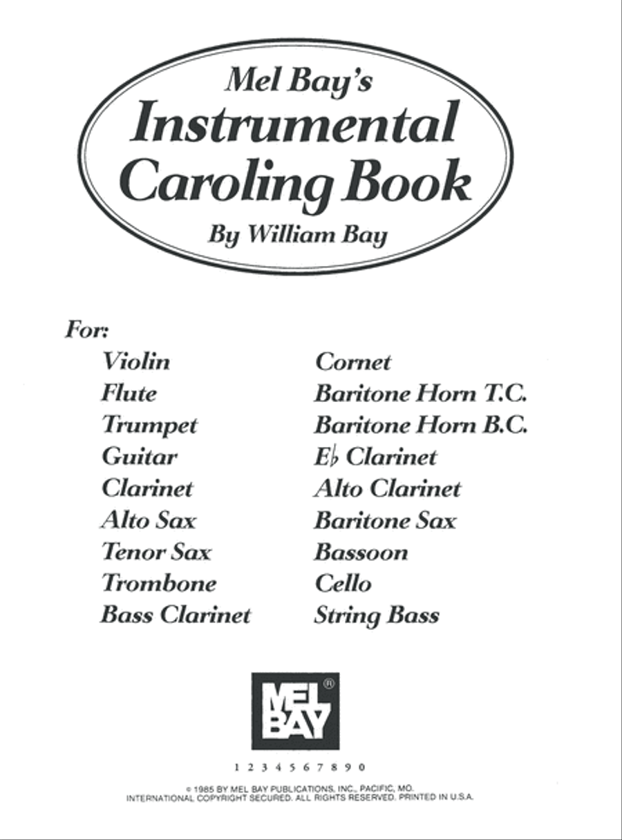 Instrumental Caroling Book Violin scores gallery preview page 2