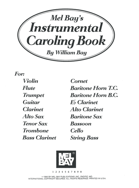 Instrumental Caroling Book