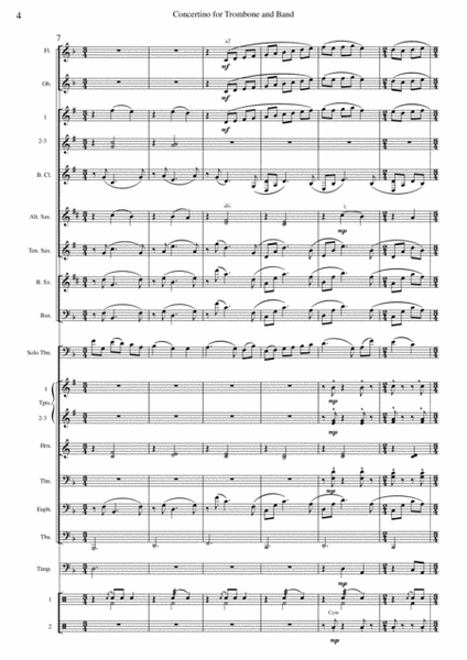 Concertino for Trombone and Band image number null