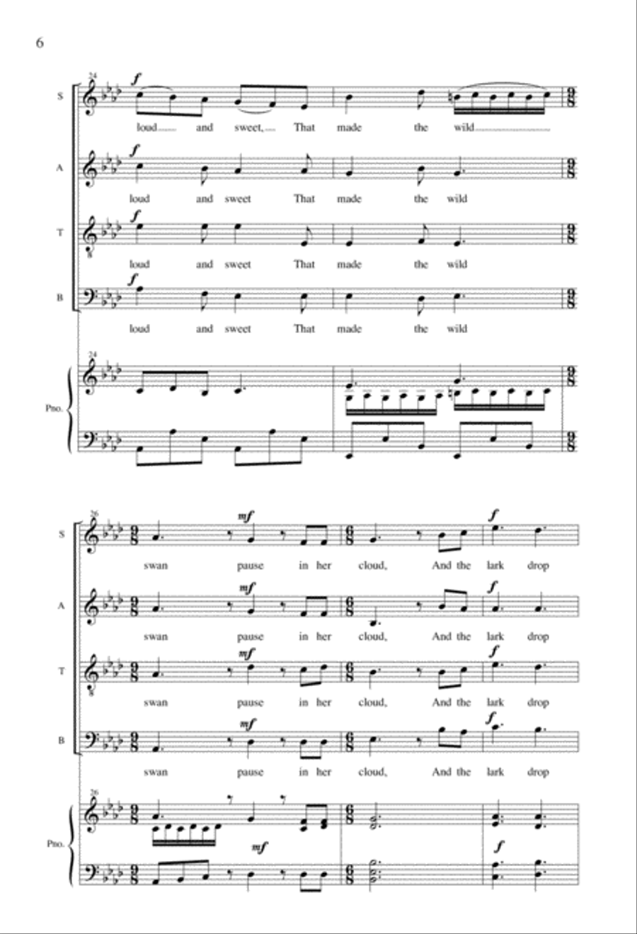 The Poet's Song The Poet's Song 4-Part scores gallery preview page 5
