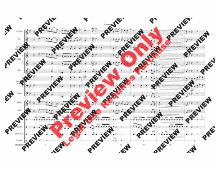 Hawaii Five-O Marching Band scores gallery preview page 4