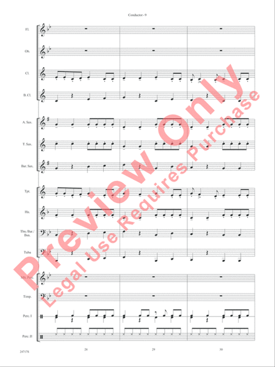 Udala'm Concert Band scores gallery preview page 11