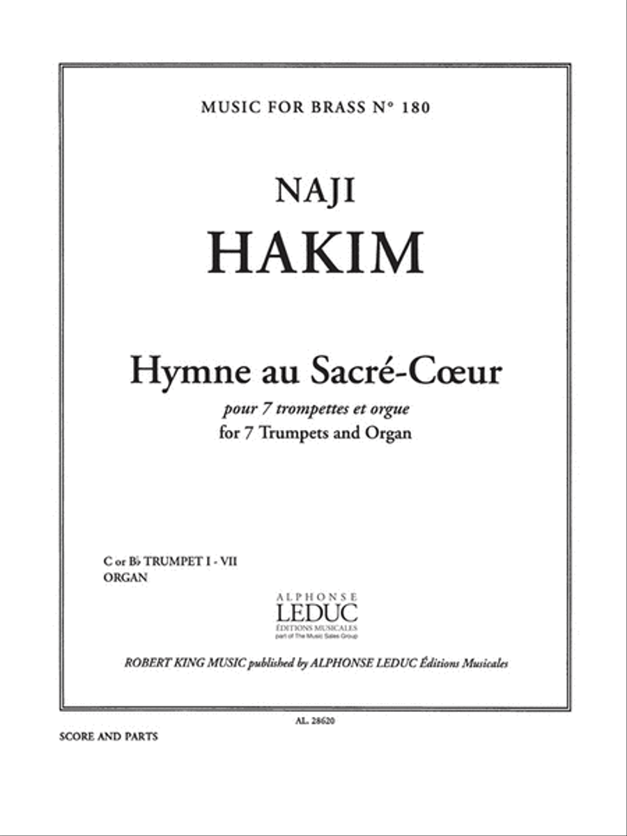 Hymne Au Sacre-coeur (ensemble-brass 8 Or More) Hymn Anthems scores gallery preview page 1