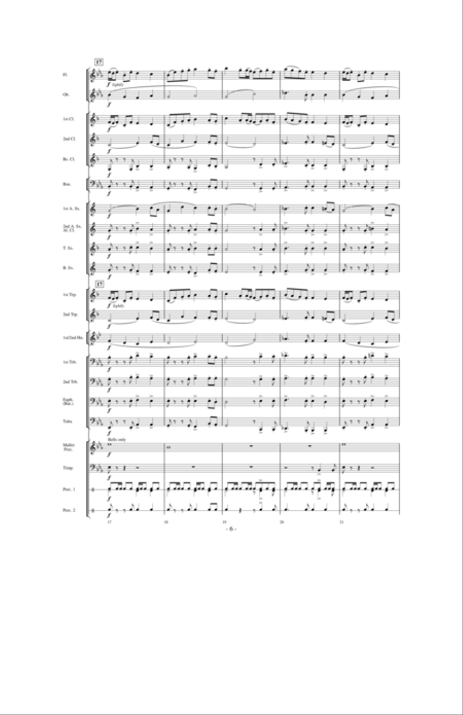 Clark County Celebration Concert Band scores gallery preview page 5