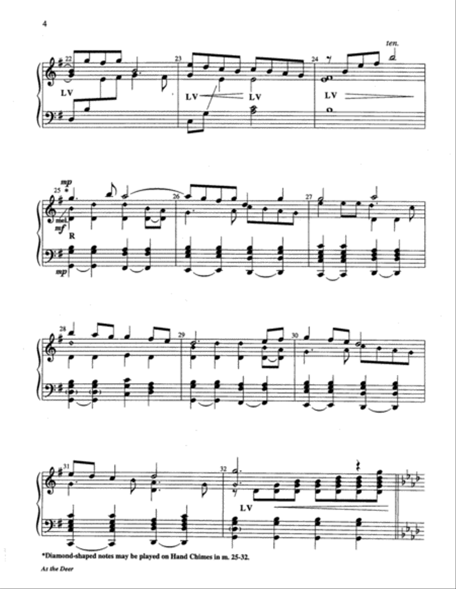 As the Deer As the Deer 5-Octaves scores gallery preview page 4