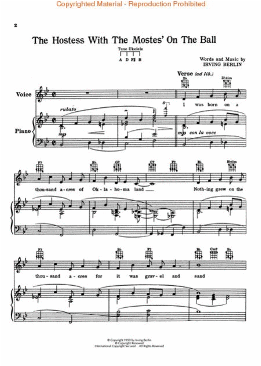Call Me Madam Call Me Madam Piano, Vocal, Guitar scores gallery preview page 2