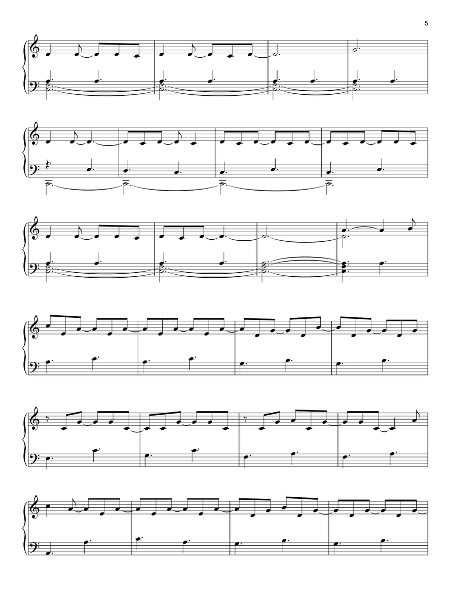 Solace Solace Piano Solo scores gallery preview page 5