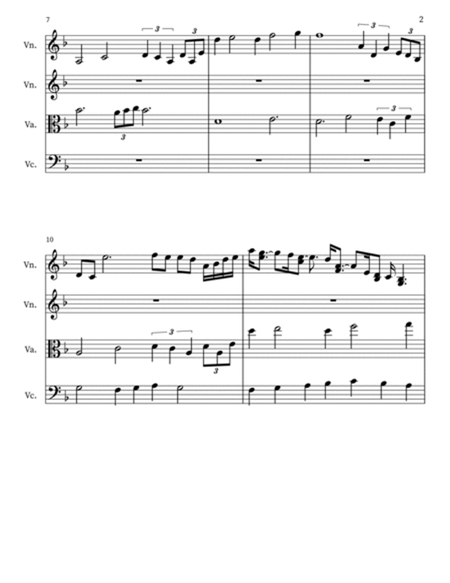 Ambrosia 4 for String Quartet