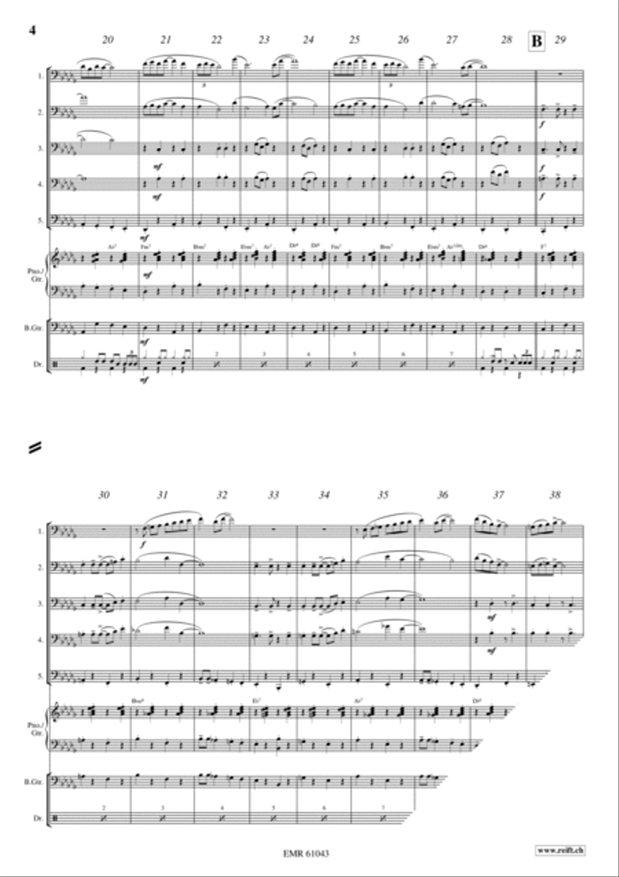 Sexy Lady Sexy Lady Trombone scores gallery preview page 4