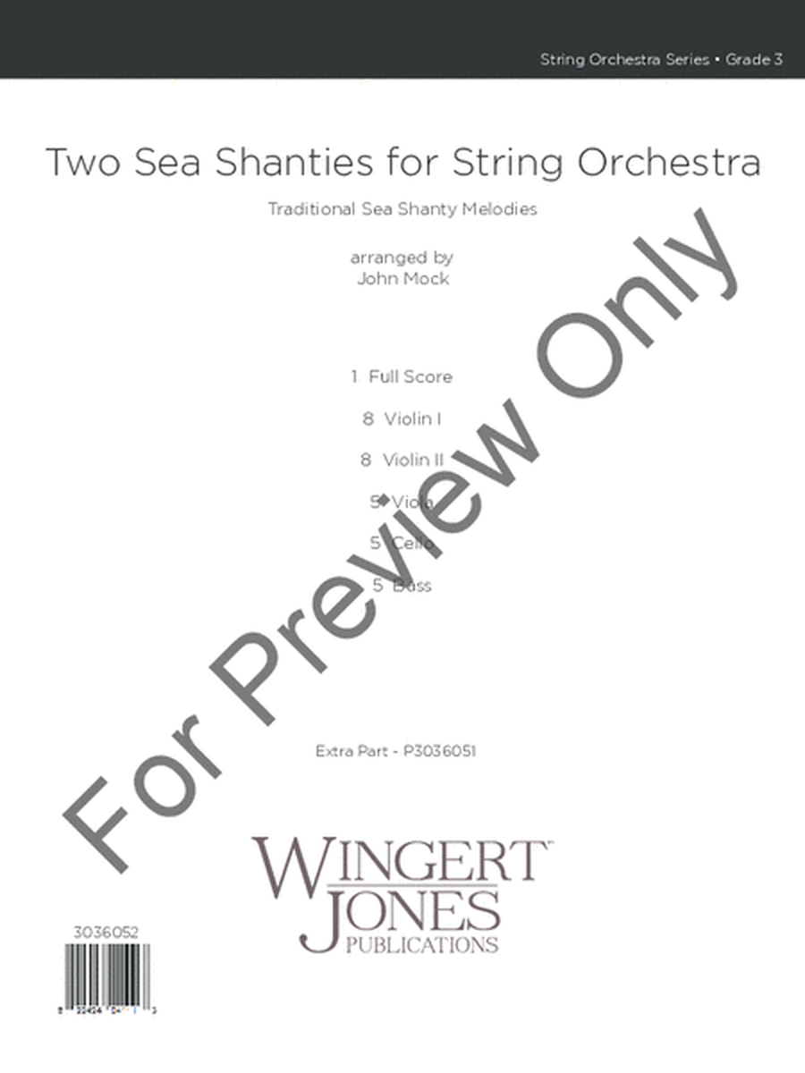 Two Sea Shanties for String Orchestra