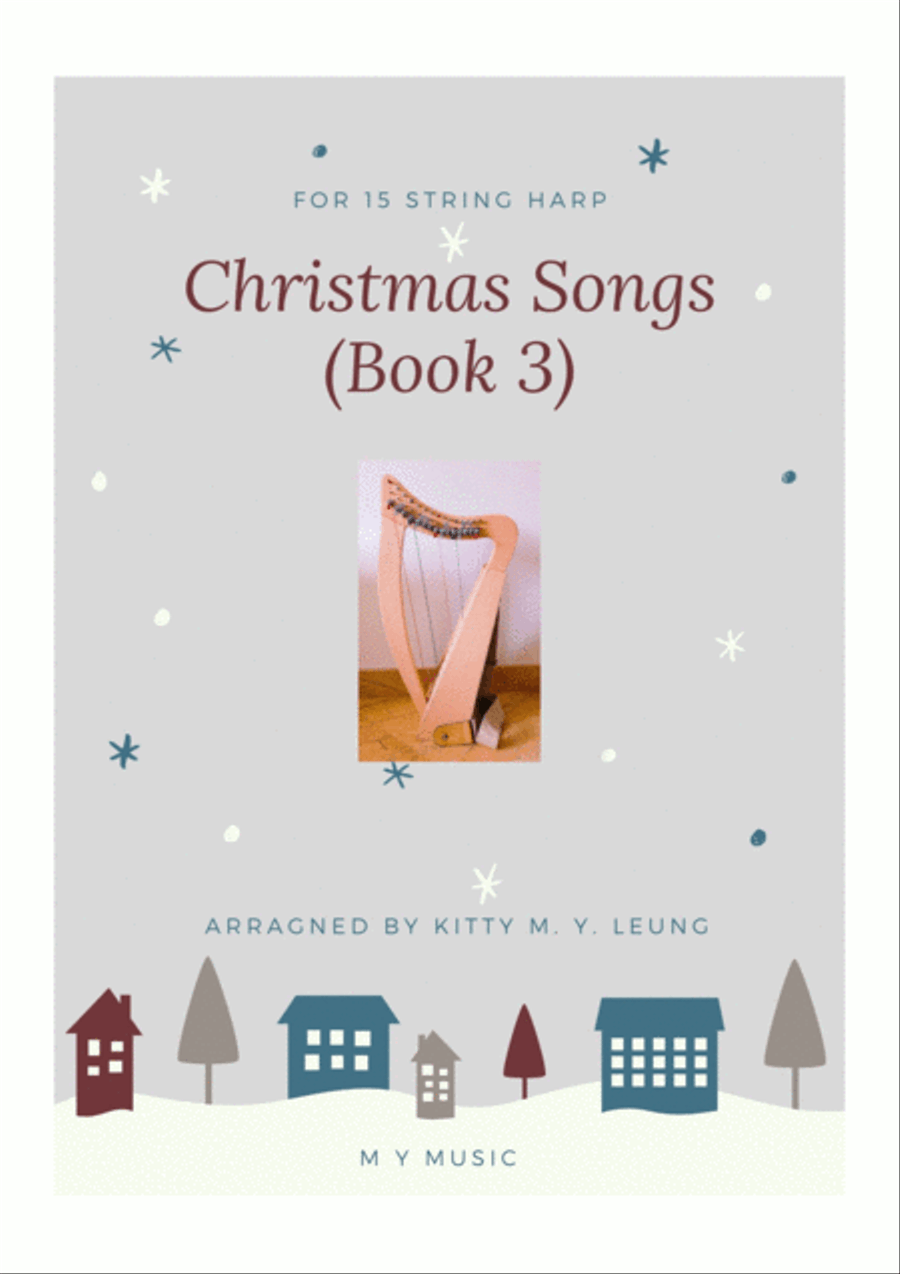 Christmas Songs (Book 3) - 15 String Harp (from Middle C) Harp scores gallery preview page 1