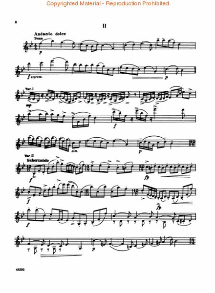 Sonata For Violin Solo, Opus 115 by Sergei Prokofiev Violin Solo - Sheet Music